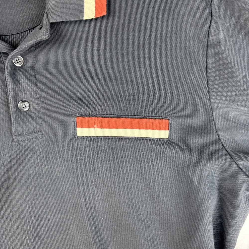 Untuckit Men's Long Sleeve Polo Shirt Gray Medium‎ Cotton Blend - Picture 3 of 6
